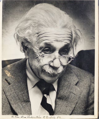Item #116 Photograph Signed and Inscribed. ALBERT EINSTEIN
