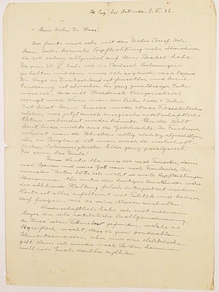 Item #119 Autograph Letter Signed. ALBERT EINSTEIN