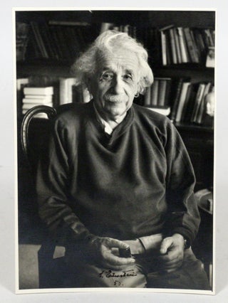 Item #136 Photograph Signed. ALBERT EINSTEIN, FREDERICK PLAUT