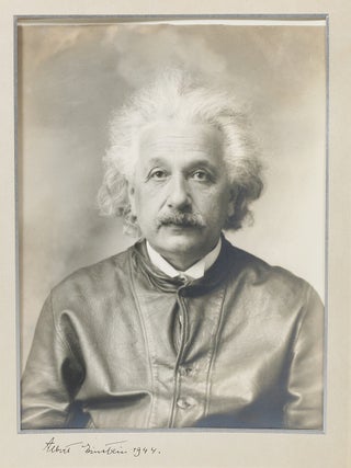 Item #21 Photograph Signed. ALBERT EINSTEIN
