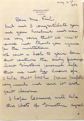 Photograph Signed