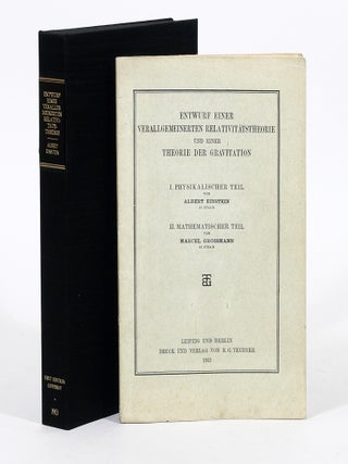 Item #27 Entwurf einer verallgemeinerten Relativitätstheorie und einer Theorie der Gravitation....