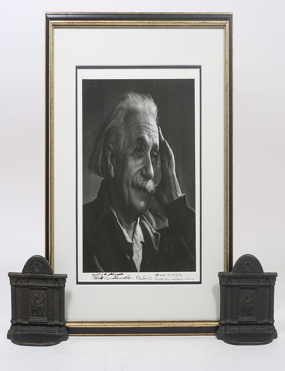 Original Signed Silver Print Photograph by Yousuf Karsh. ALBERT EINSTEIN, YOUSUF KARSH.