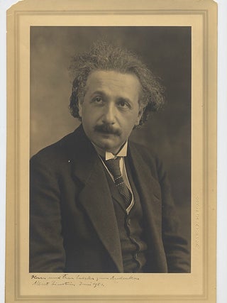 Item #49 Photograph Signed. Albert EINSTEIN