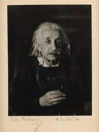 Item #59 Photograph Signed. ALBERT EINSTEIN