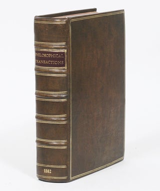 Item #63 The Bakerian Lecture: On the theory of light and colours. WITH: An account of some cases...