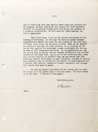 Typed Letter Signed